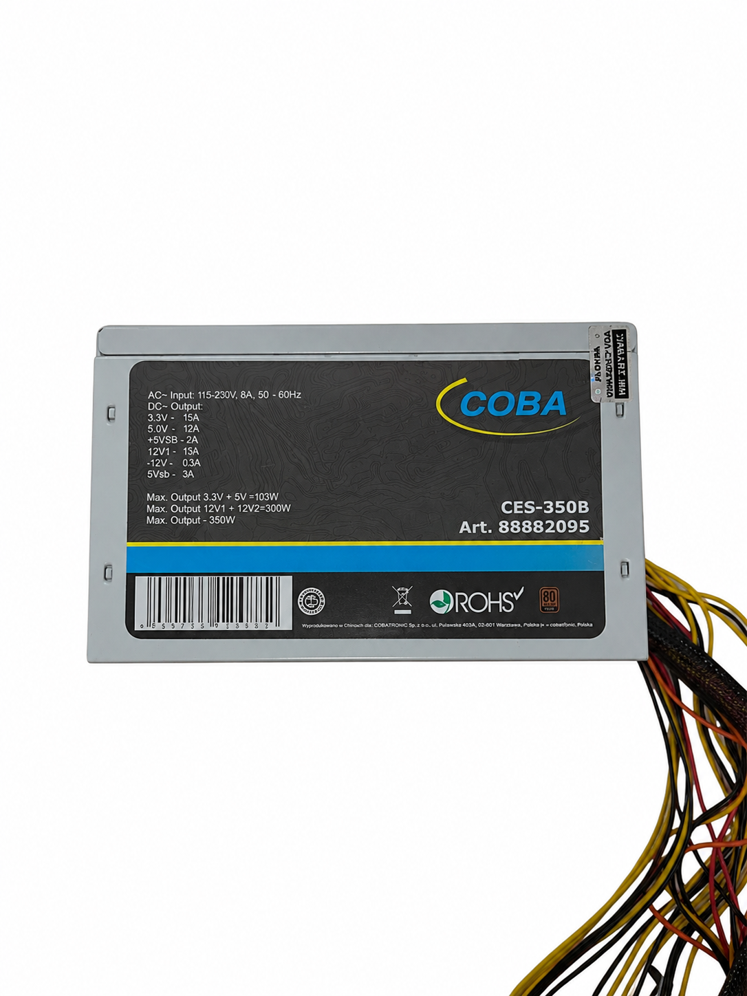 Zasilacz komputerowy 350W Coba CES-350B ATX